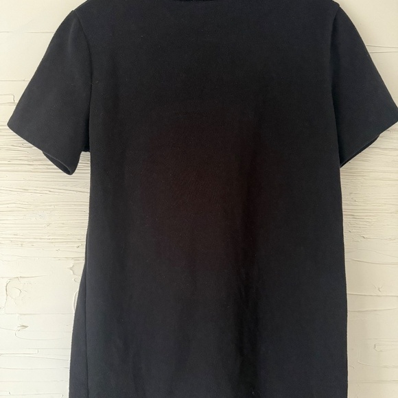 Zara Black T-Shirt Dress | Heavy Cotton | Mini | Size Large (L) - Picture 5 of 5